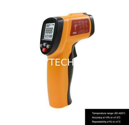 الصين Handheld Infrared Thermometer, Laser Non contact Backlight IR thermometer IR300E مزود