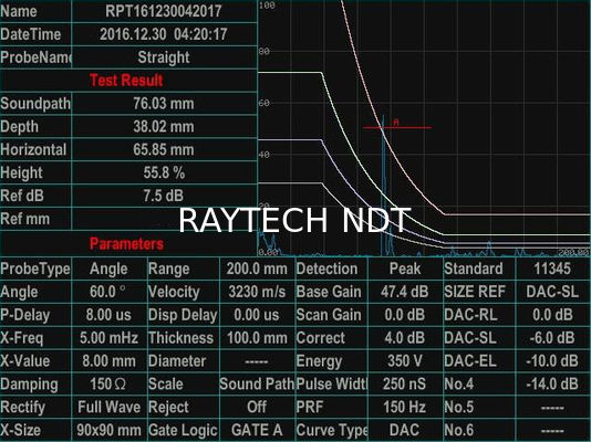 Wireless Connection Ultrasonic Flaw Detector metal flaw detector مزود