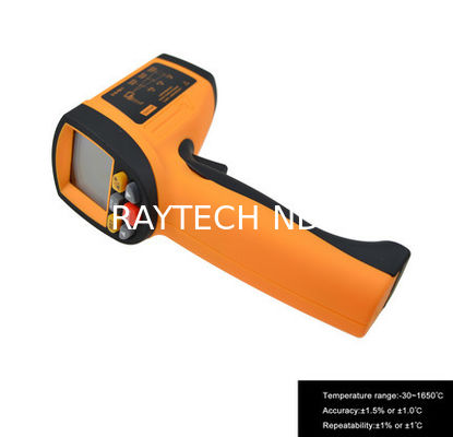 Temperature range -30 ~ 1650℃  Safe Non contact Laser Infrared Thermometer IR1651 مزود