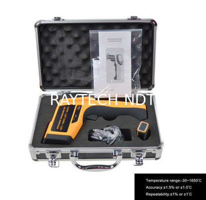 Temperature range -30 ~ 1650℃  Safe Non contact Laser Infrared Thermometer IR1651 مزود