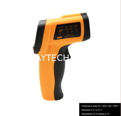 Temperature range -50 ~420℃ safe laser IR thermometer, Non-contact Infrared Thermometer IR300 مزود