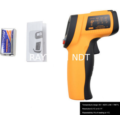 Temperature range -50 ~420℃ safe laser IR thermometer, Non-contact Infrared Thermometer IR300 مزود