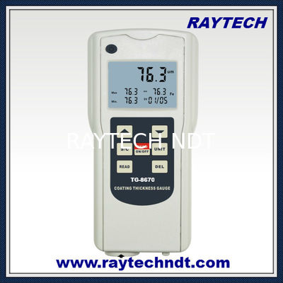 Statistical Type Coating Thickness Gauge, Dry film Thickness Meter, NDT Paint Tester TG-8670/S مزود